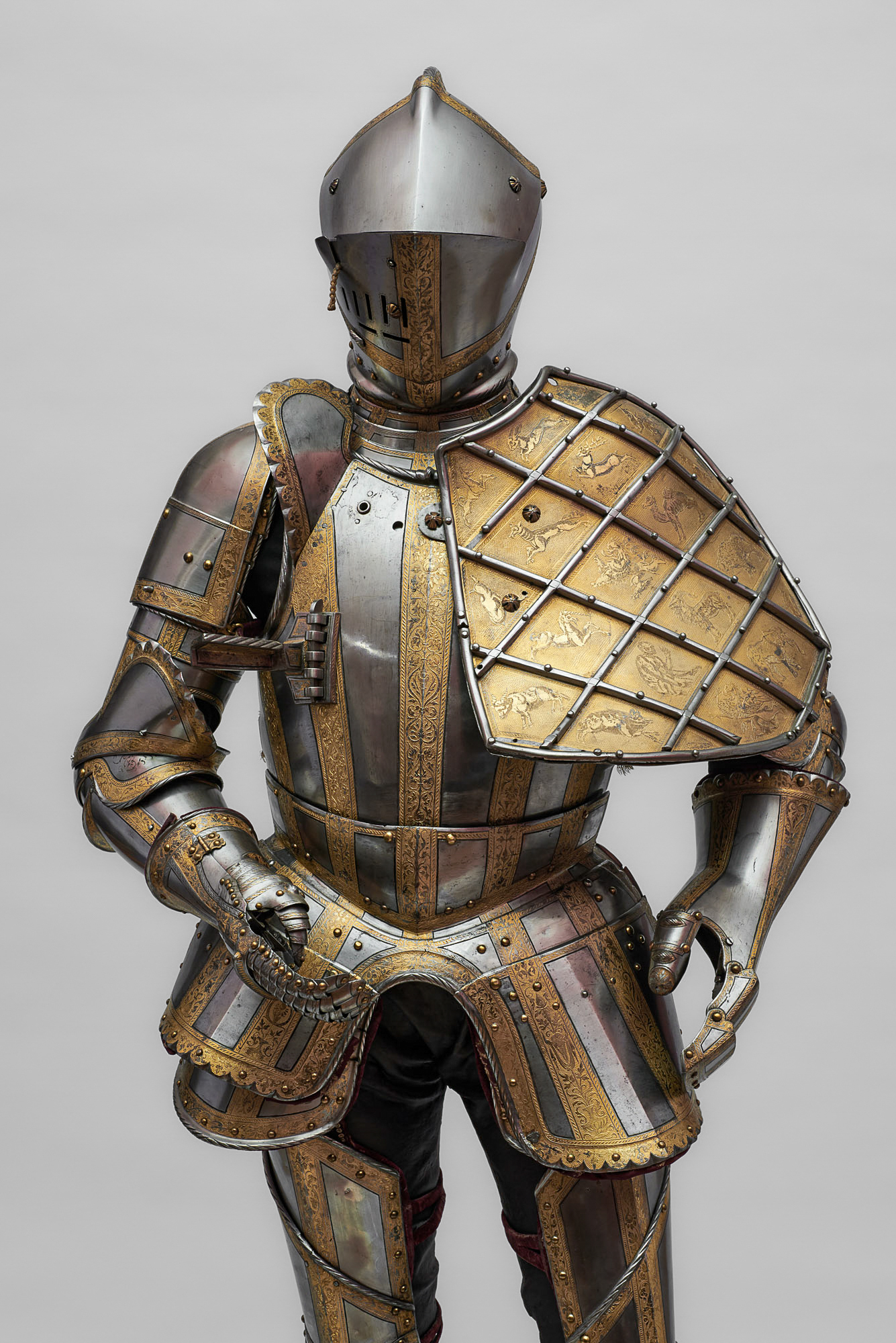Stechküriss der Königsgarnitur Kaiser Maximilian II.