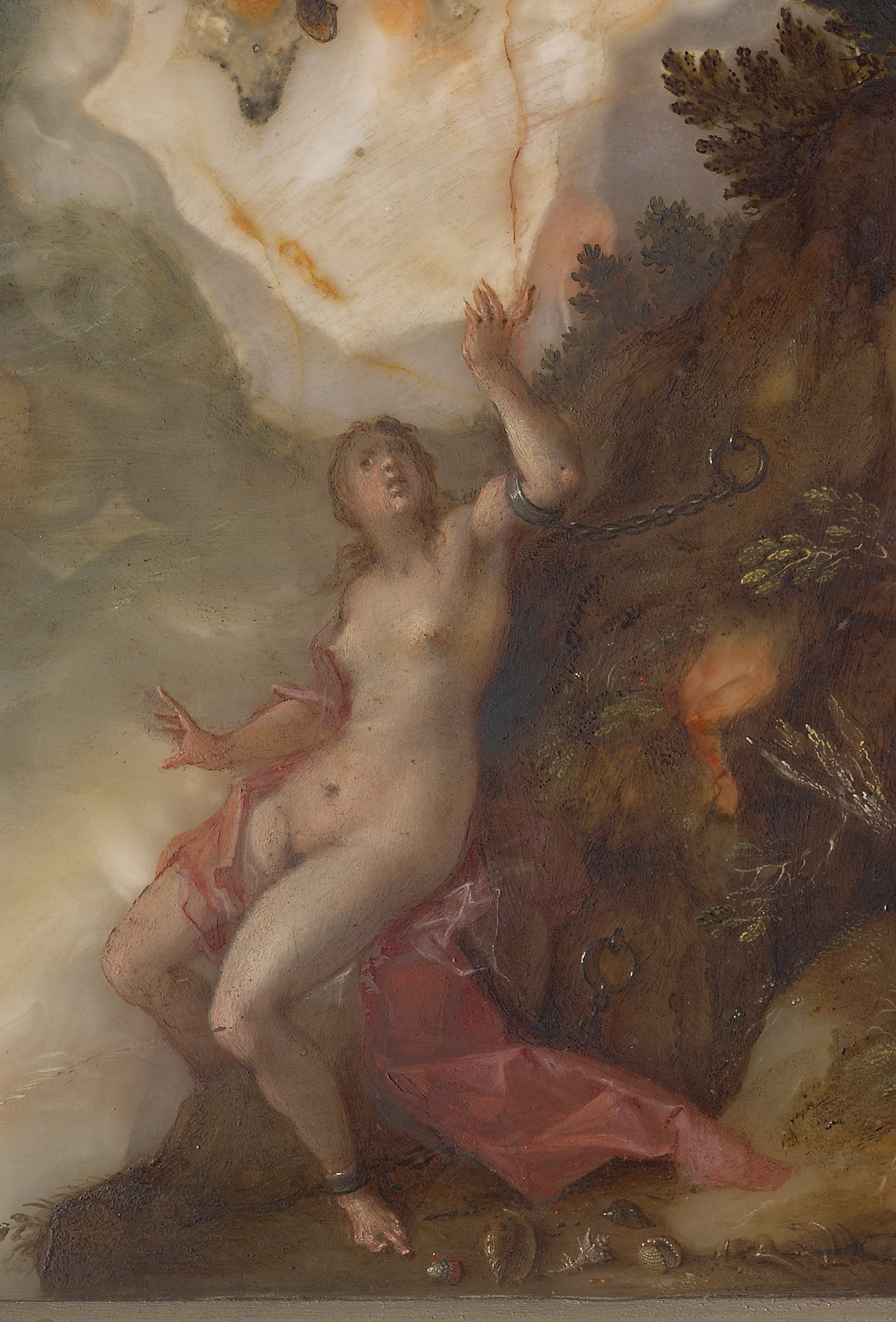 Befreiung der Andromeda, Entfesselung der Winde durch Aeolus und Aeneas
