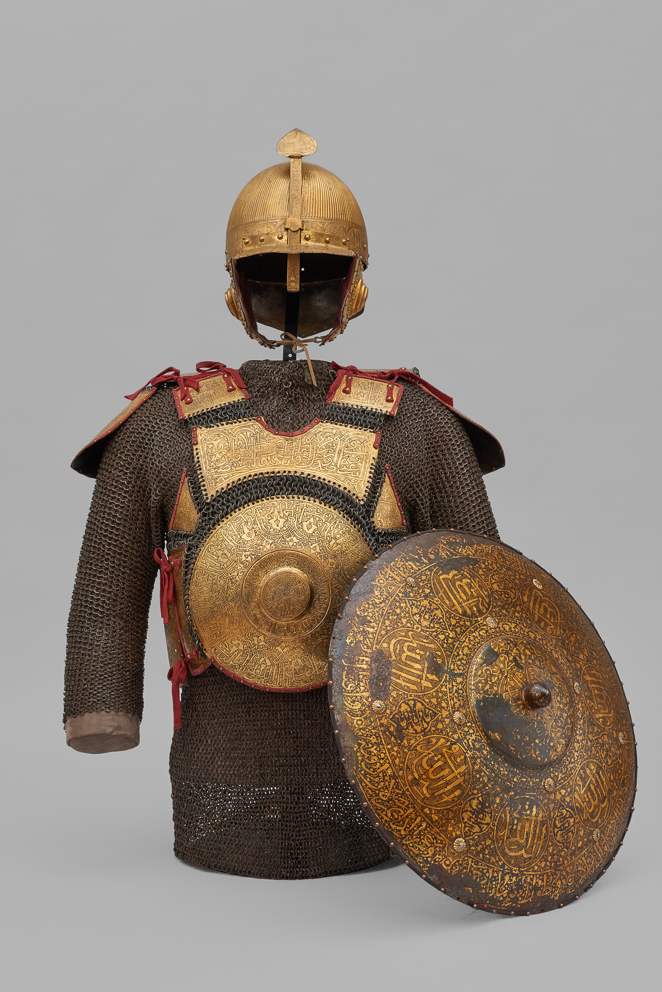 Rüstung eines Generals, mit Schild