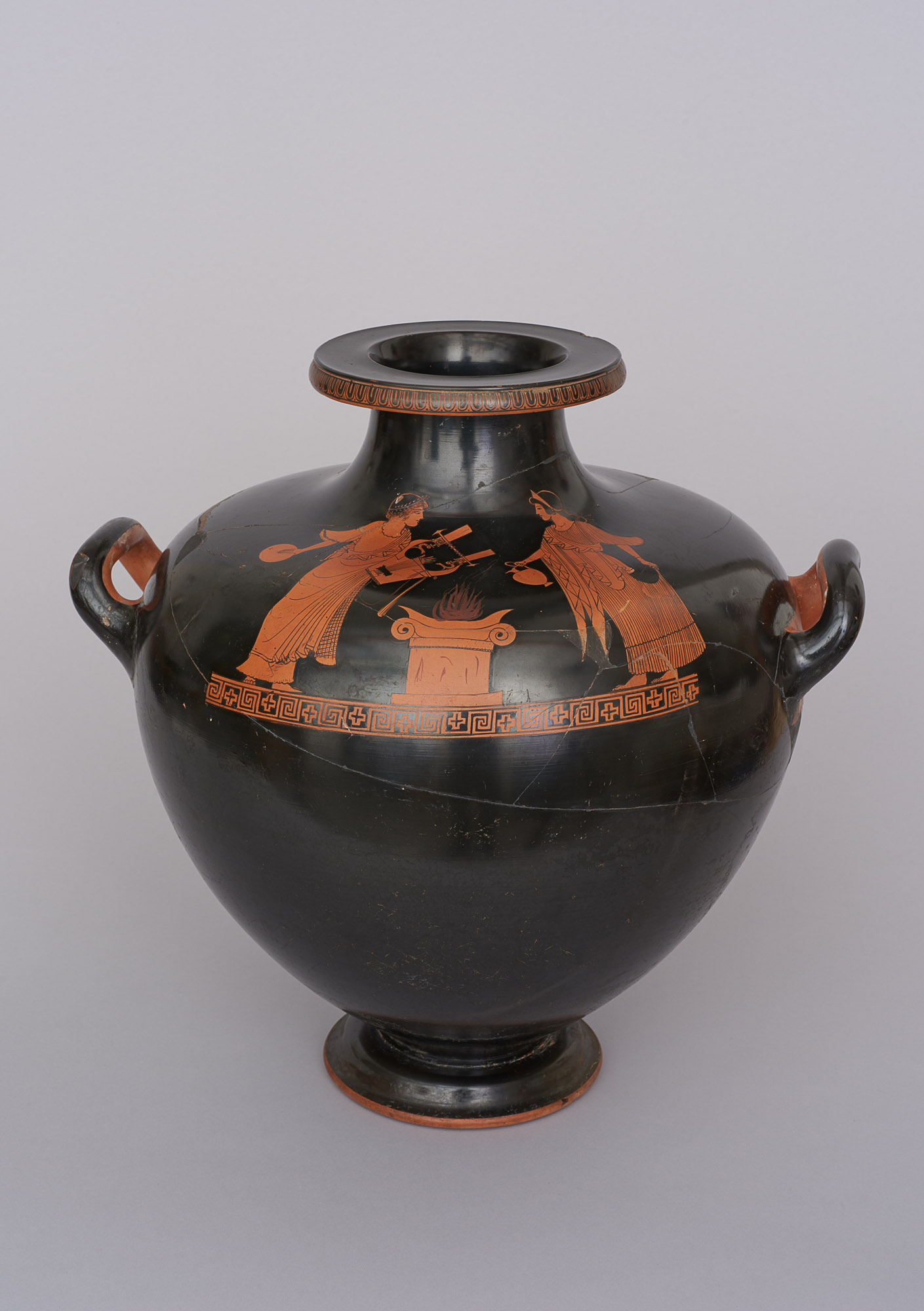 Apollon und Artemis beim Opfer