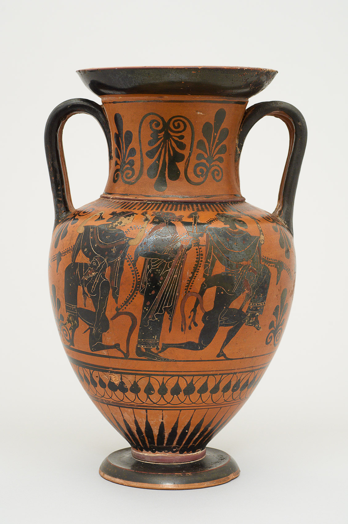 Dionysos, Silene und Mänaden