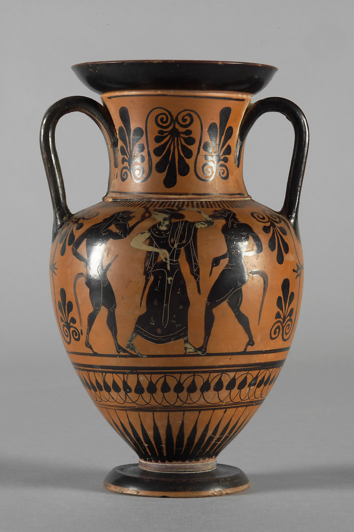 Dionysos, Silene und Mänaden