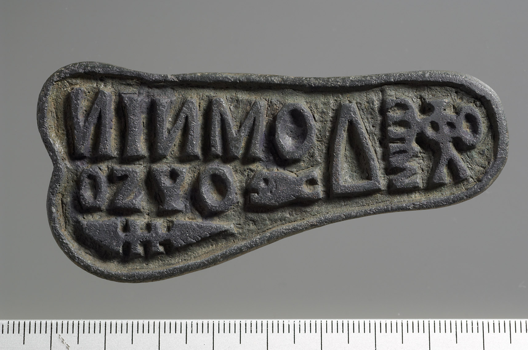 Stempel in Fußform