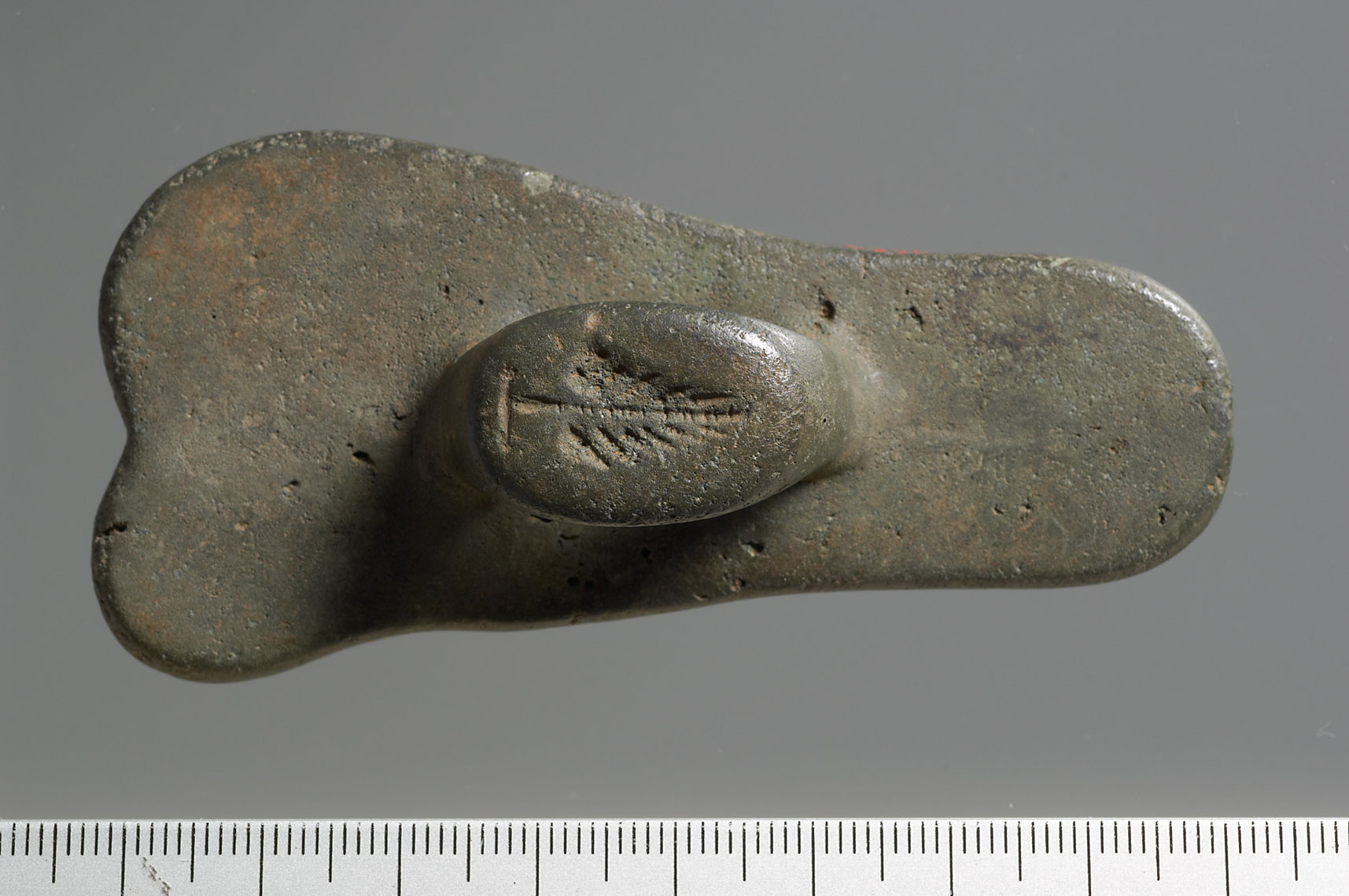 Stempel in Fußform