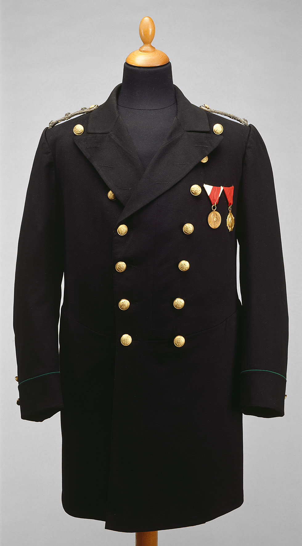 Uniformrock (“Flottenrock“) von der Dienstuniform eines Beamten (4. Kategorie, 9. Rangklasse) des k. k. Finanzministeriums
