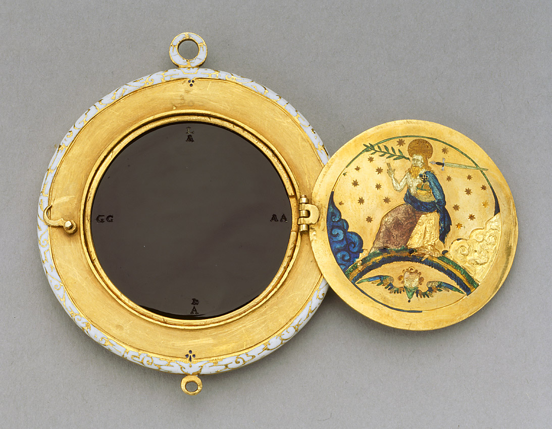 Amulett in Form eines Choshen (Brustplatte d. jüdischen Hohepriesters)