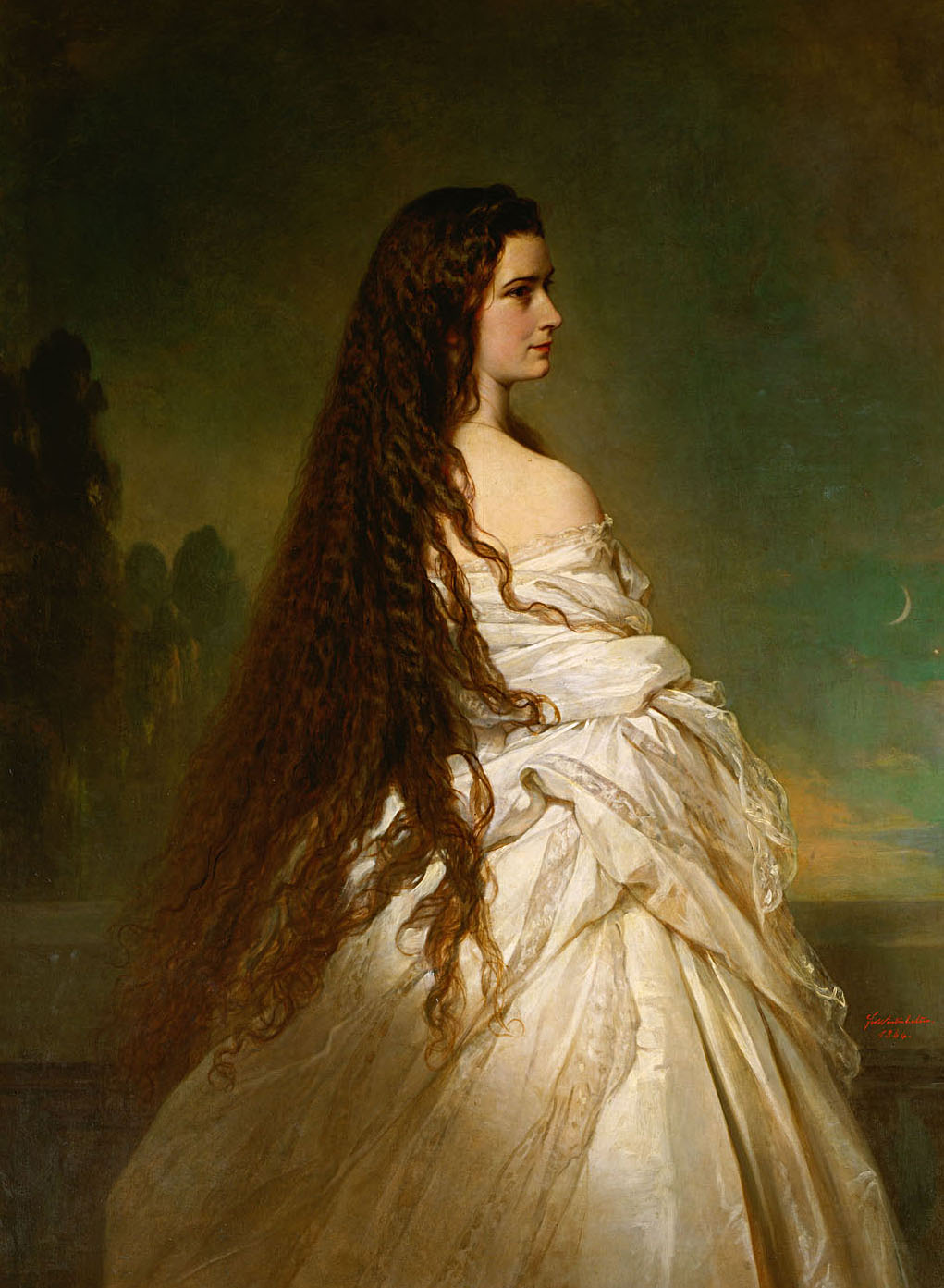 File:Kaiserin Elisabeth im Galakleid mit Rubinschmuck und