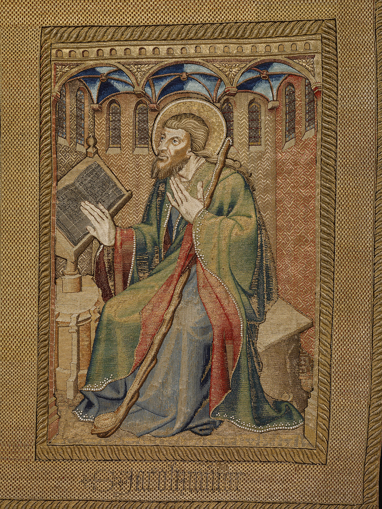 Antependium des Meßornats des Ordens vom Goldenen Vlies (Retrofrontale, Rücklaken)