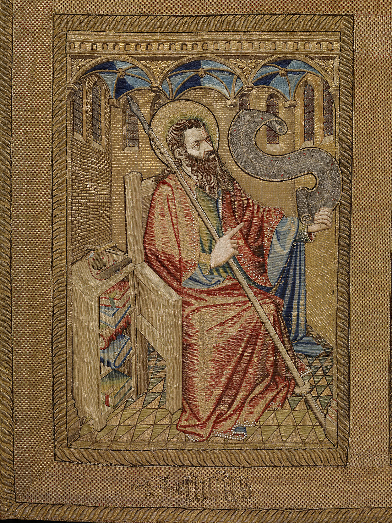 Antependium des Meßornats des Ordens vom Goldenen Vlies (Retrofrontale, Rücklaken)