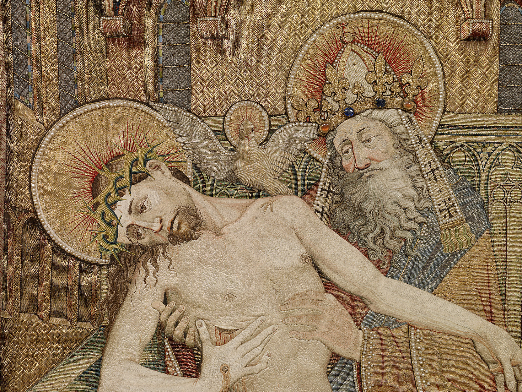 Antependium des Meßornats des Ordens vom Goldenen Vlies (Retrofrontale, Rücklaken)