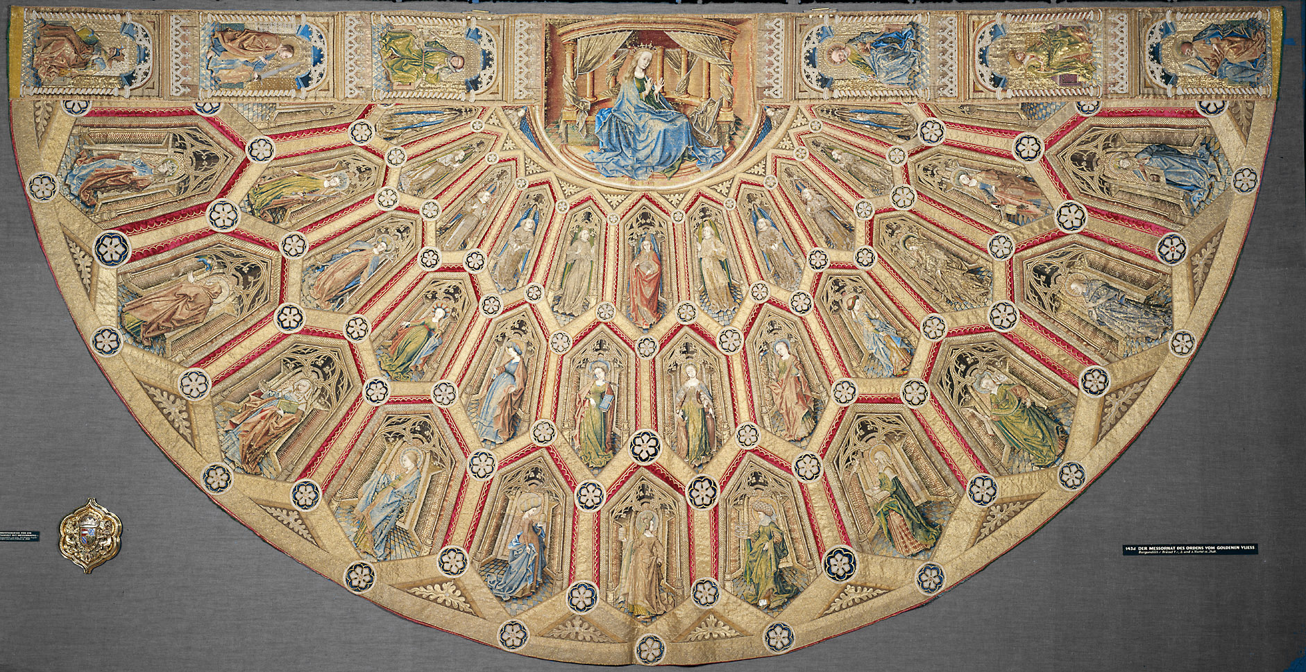 Marienmantel des Meßornats des Ordens vom Goldenen Vlies (Pluviale)