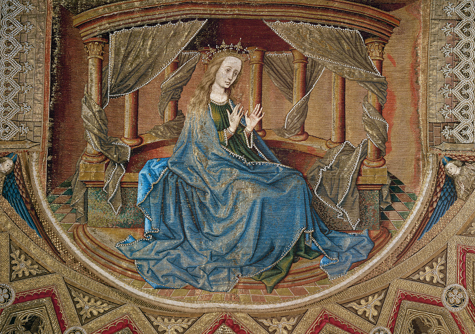 Marienmantel des Meßornats des Ordens vom Goldenen Vlies (Pluviale)