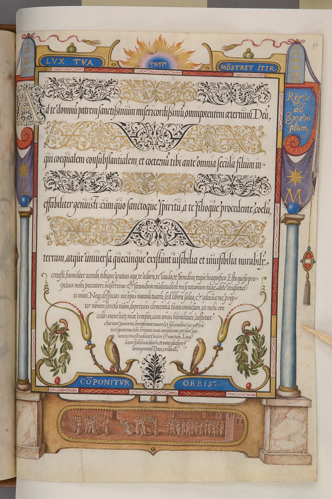 Schriftmusterbuch; 127 Blatt Pergament