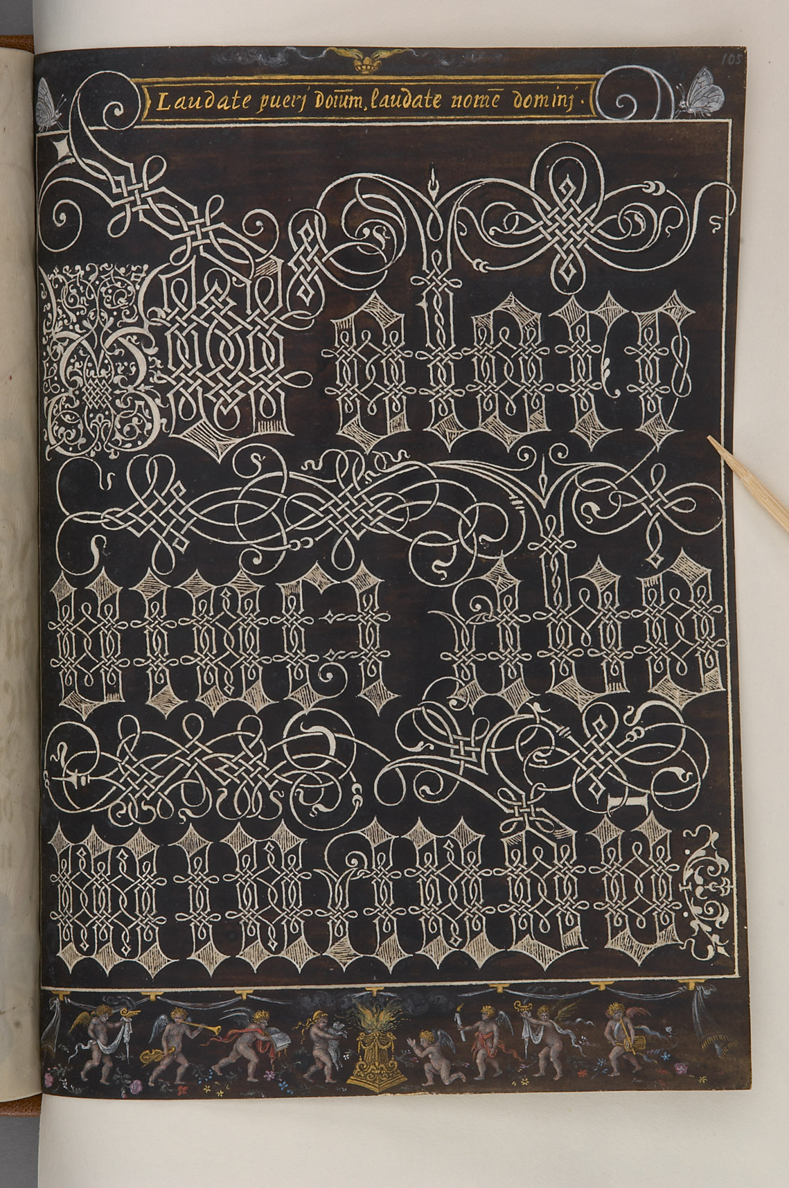 Schriftmusterbuch; 127 Blatt Pergament