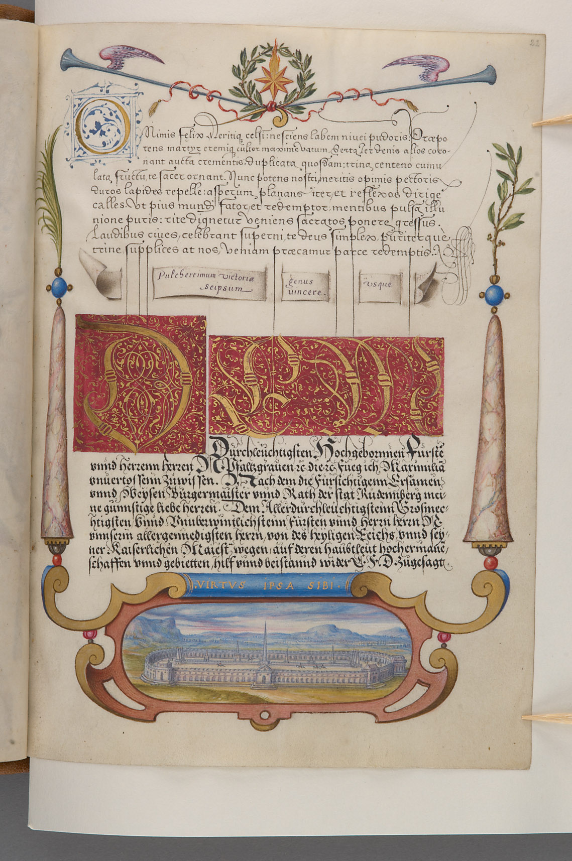 Schriftmusterbuch; 127 Blatt Pergament