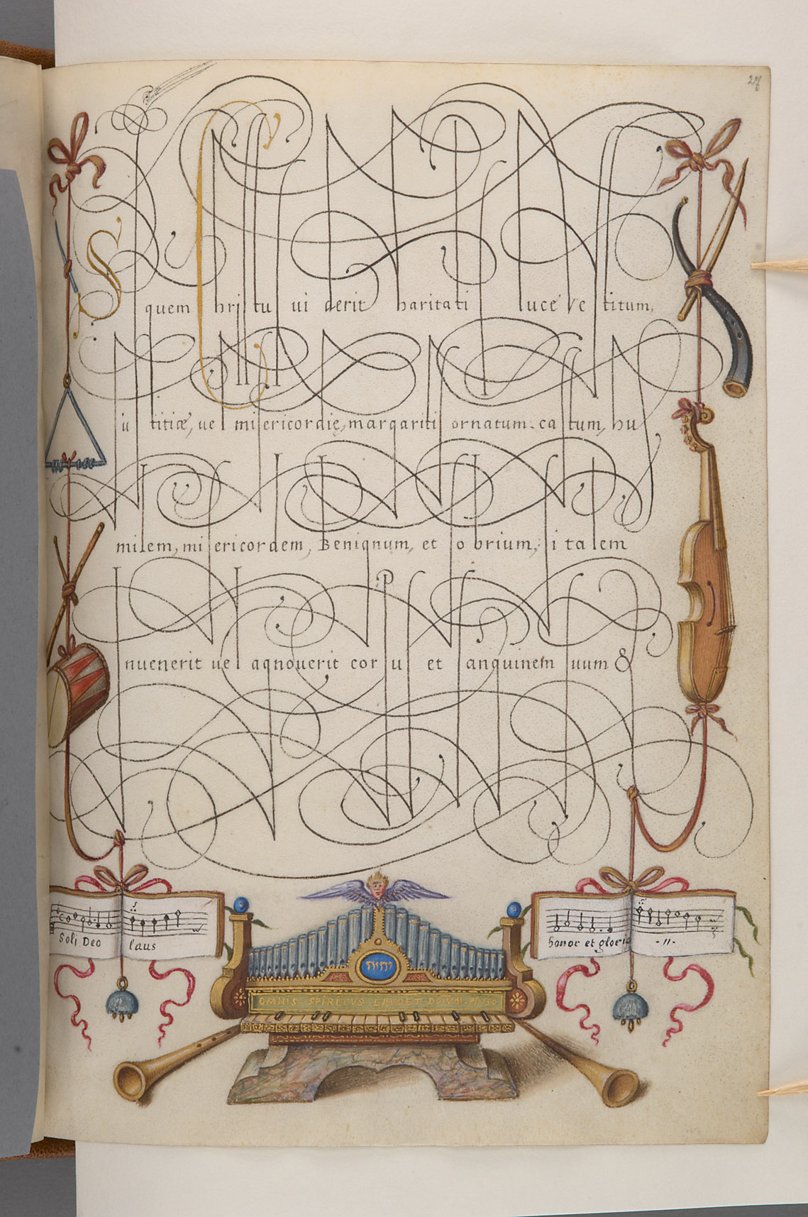 Schriftmusterbuch; 127 Blatt Pergament