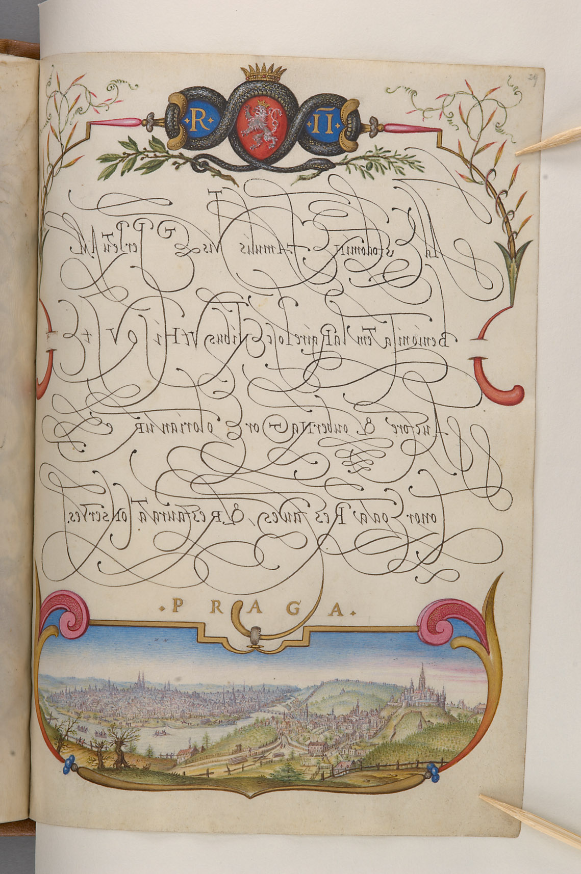Schriftmusterbuch; 127 Blatt Pergament