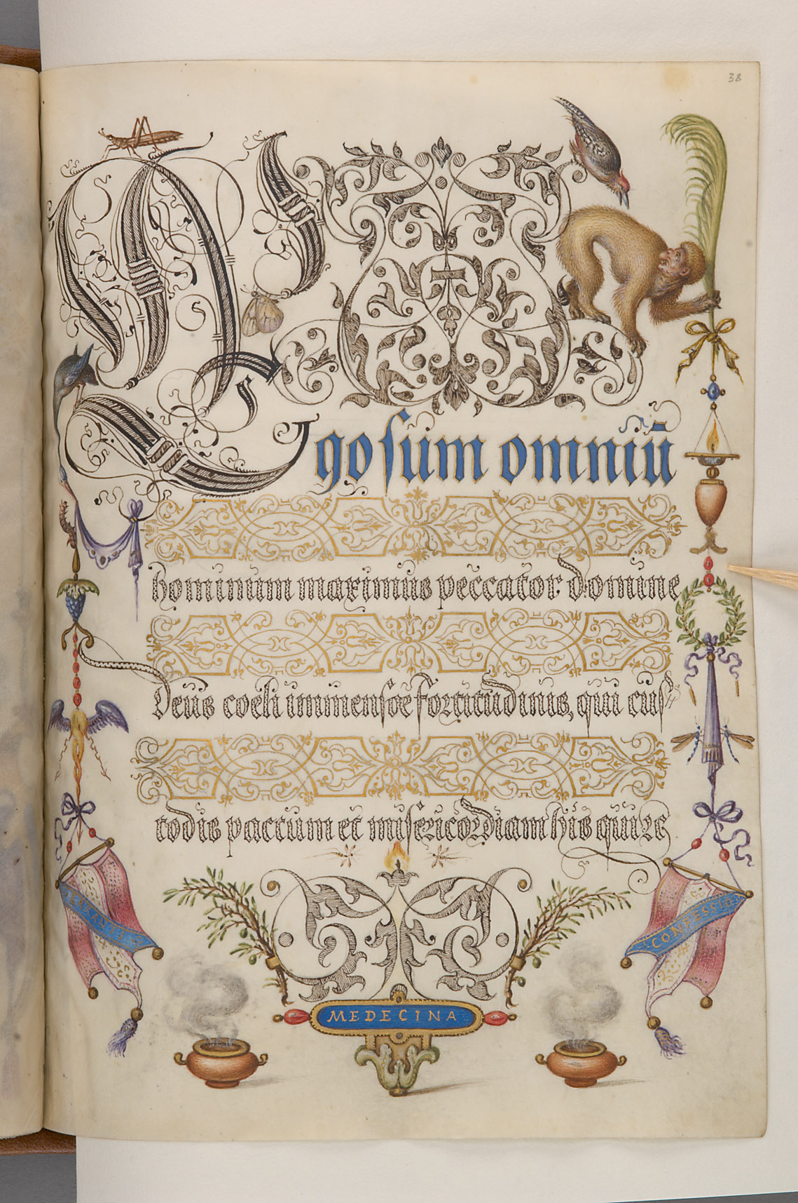 Schriftmusterbuch; 127 Blatt Pergament