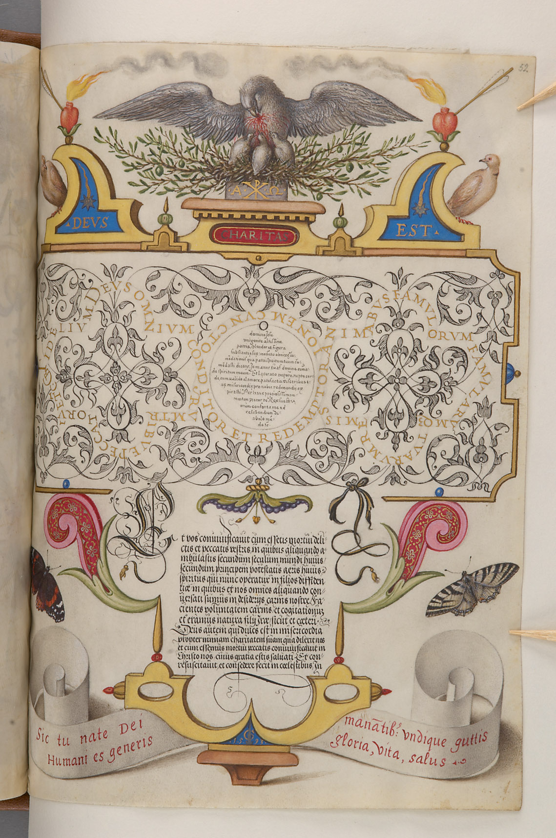 Schriftmusterbuch; 127 Blatt Pergament