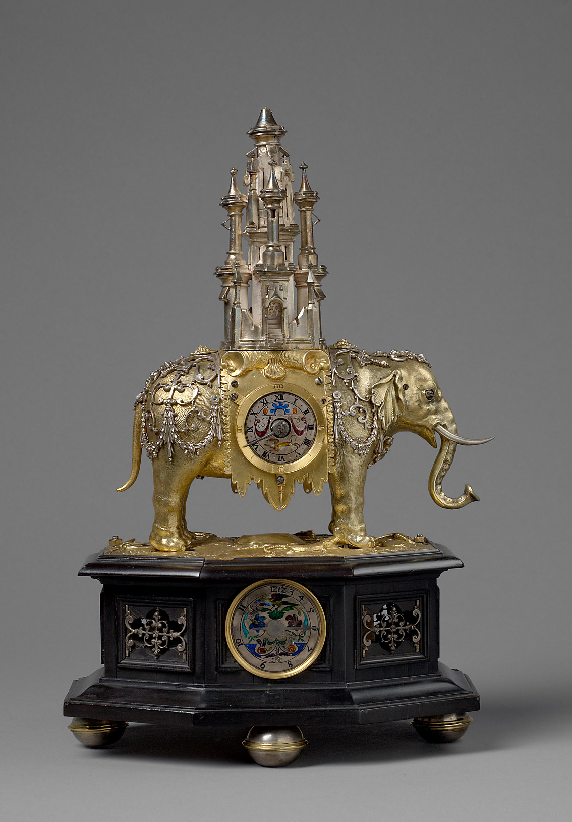 Automaton Clock in the Form of an Elephant