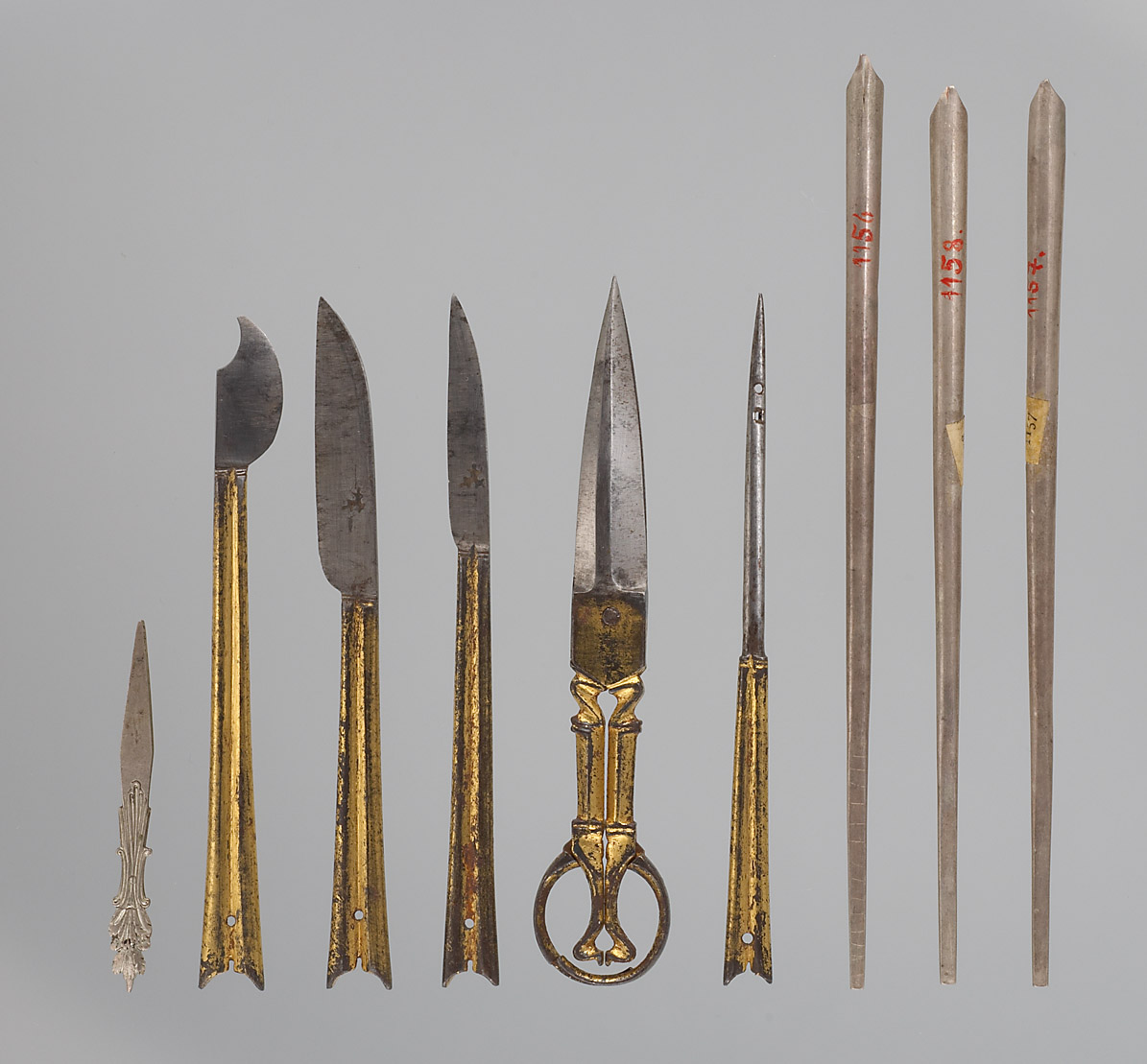 Nadelartiges Instrument eines Schreibzeugs