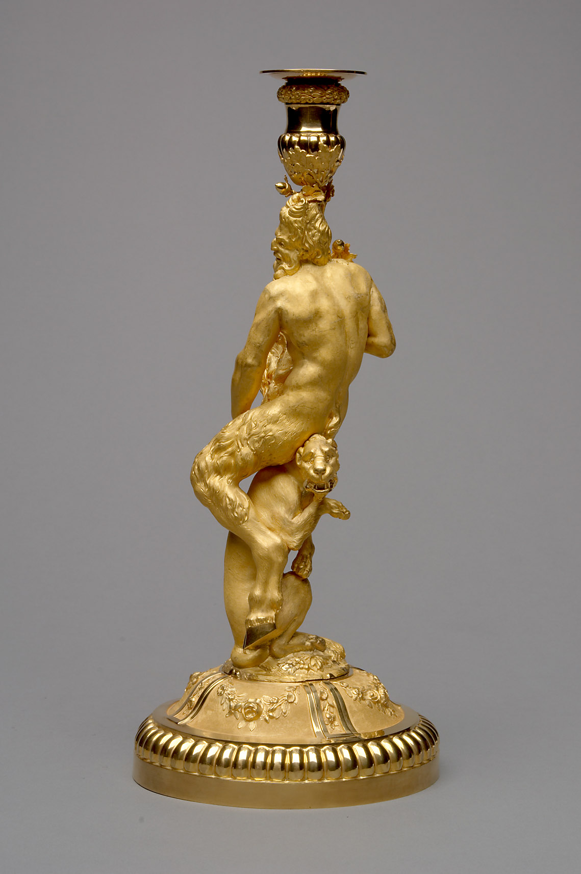 Kandelaber mit Satyr