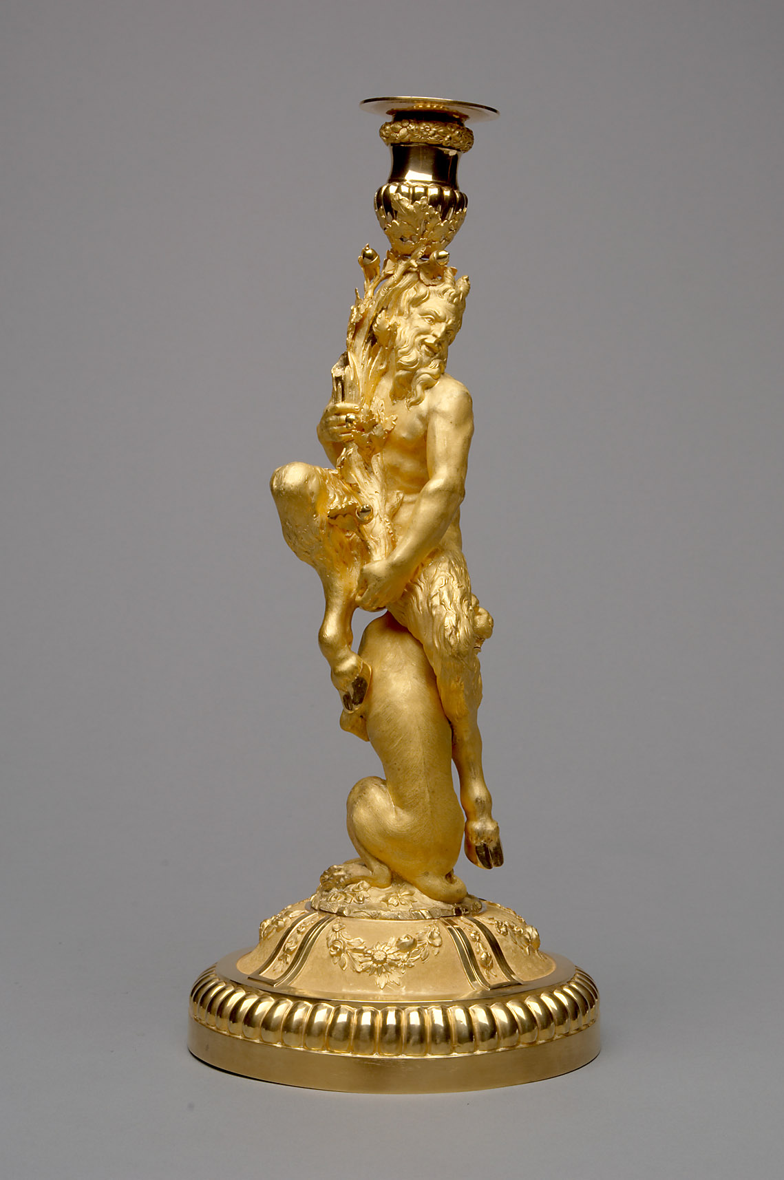 Kandelaber mit Satyr