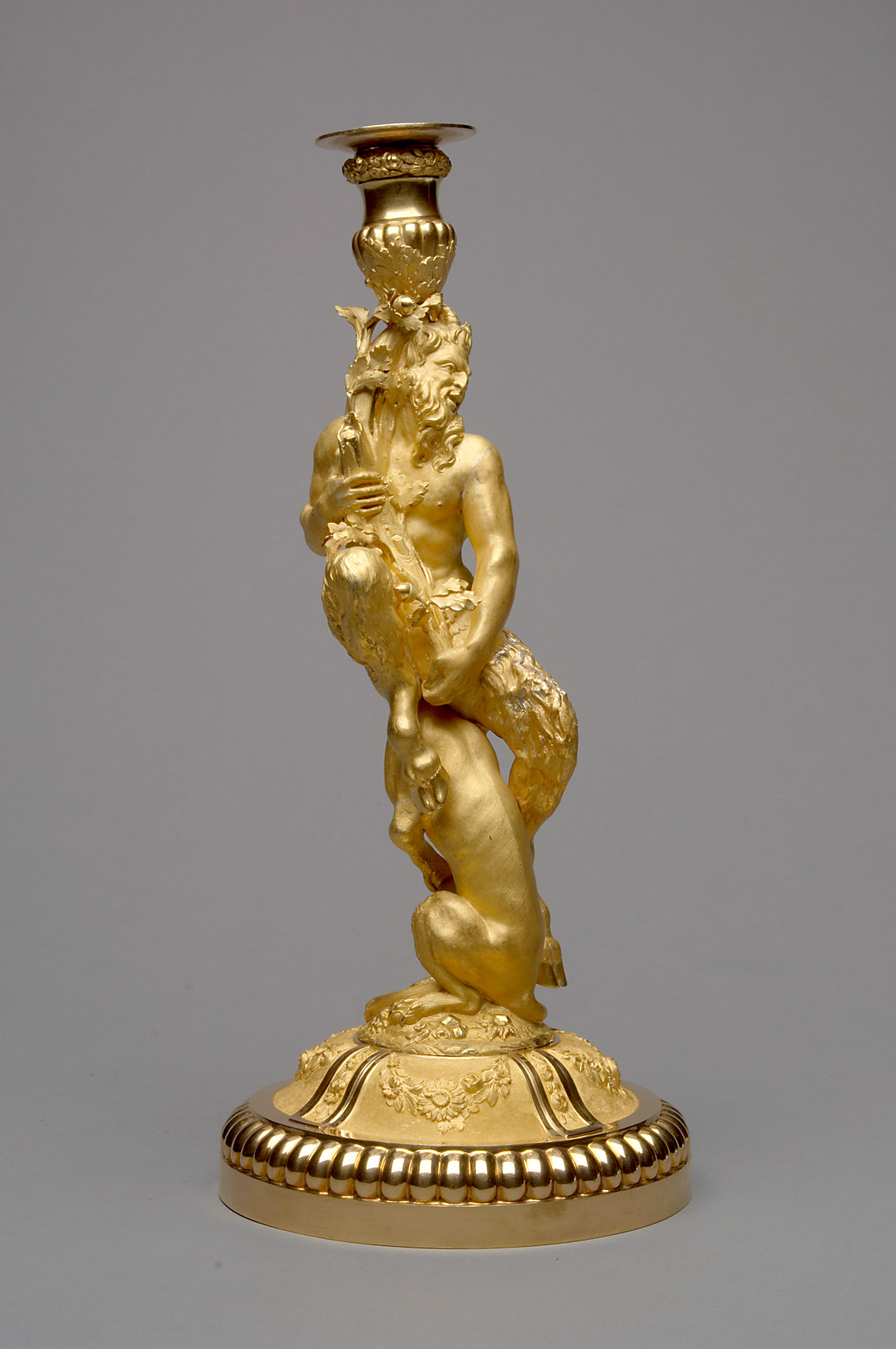 Kandelaber mit Satyr