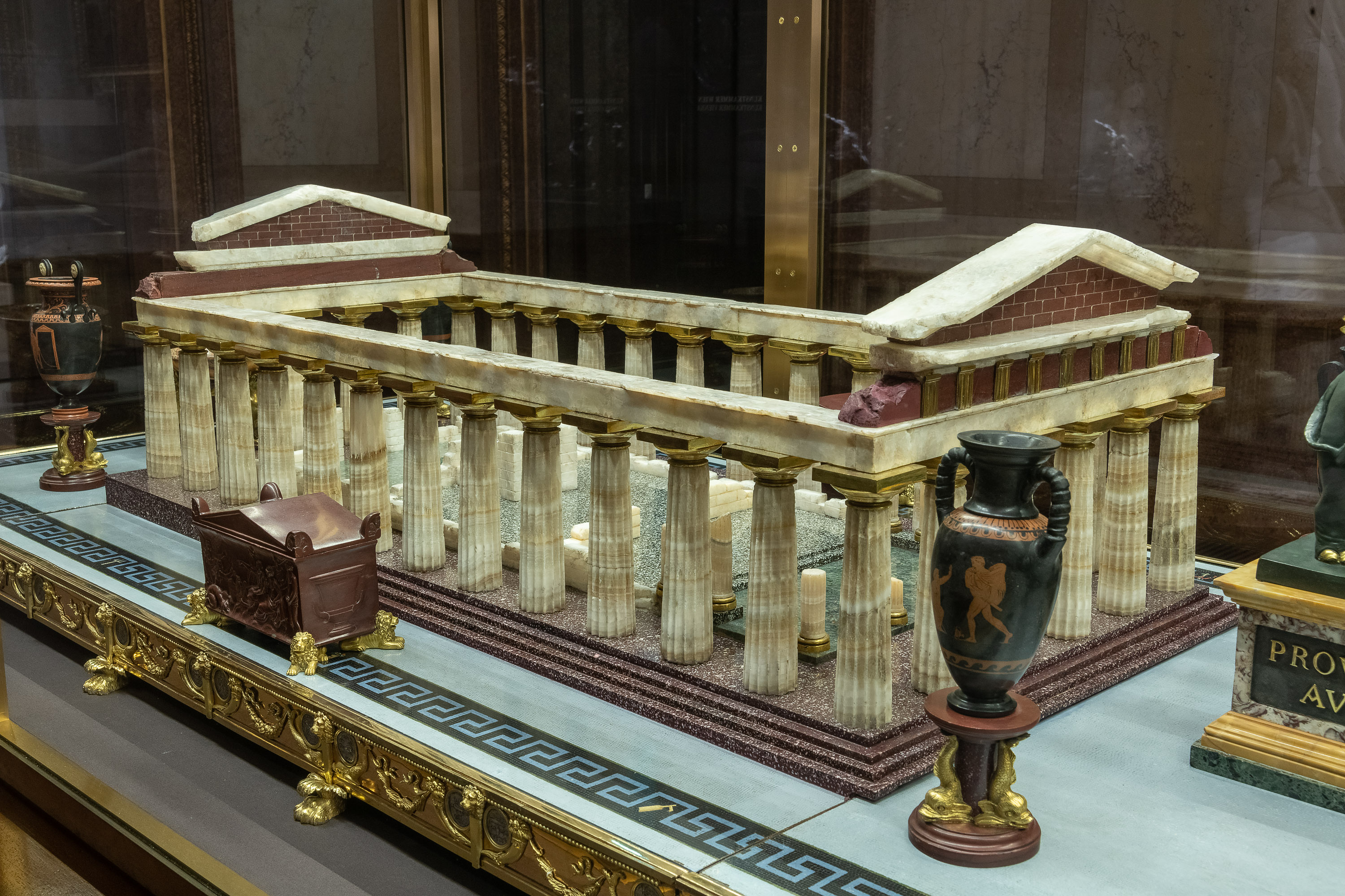 Drei Tempel der Ruinen von Paestum