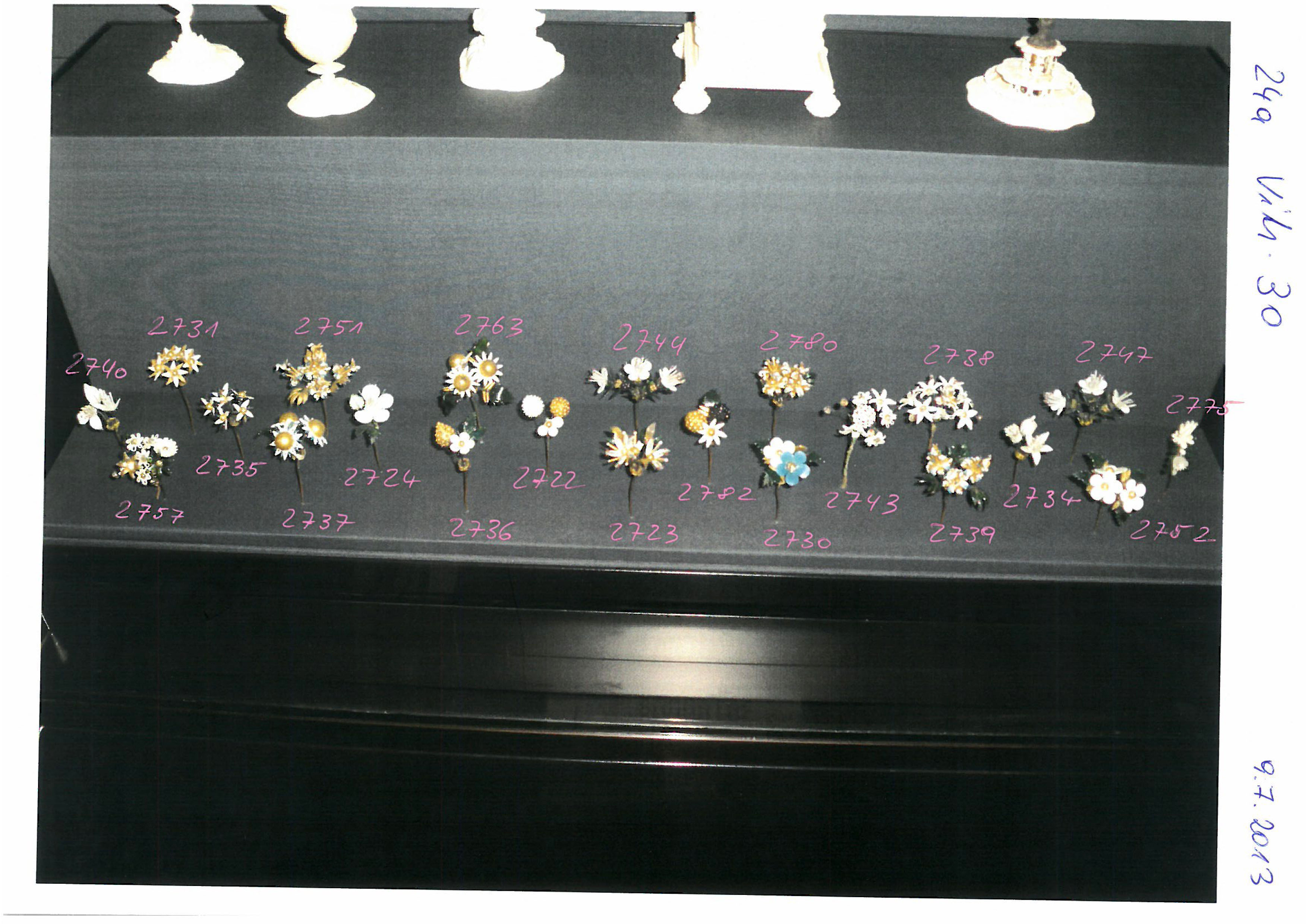 Blumenbukett aus Glas