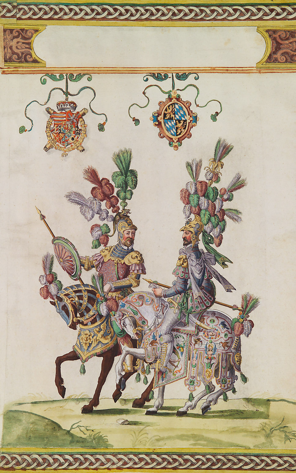 Hochzeitskodex Erzherzog Ferdinands II.: Ferdinand und Wilhelm