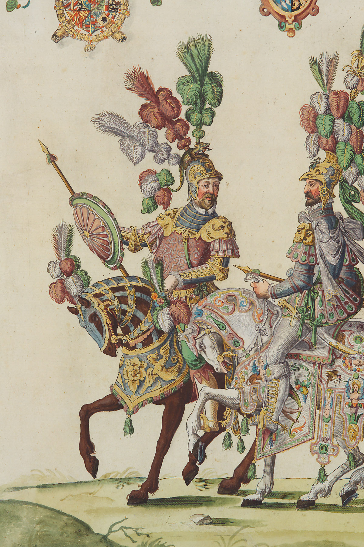 Hochzeitskodex Erzherzog Ferdinands II.: Ferdinand und Wilhelm