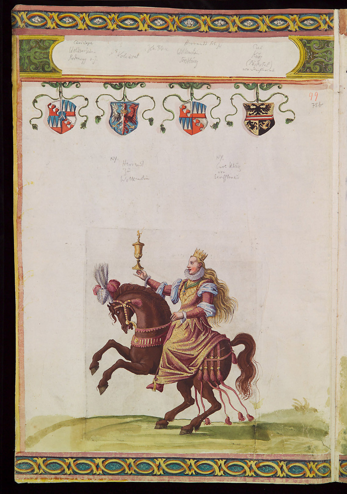 Hochzeitskodex Erzherzog Ferdinands II.: Ferdinand und Wilhelm