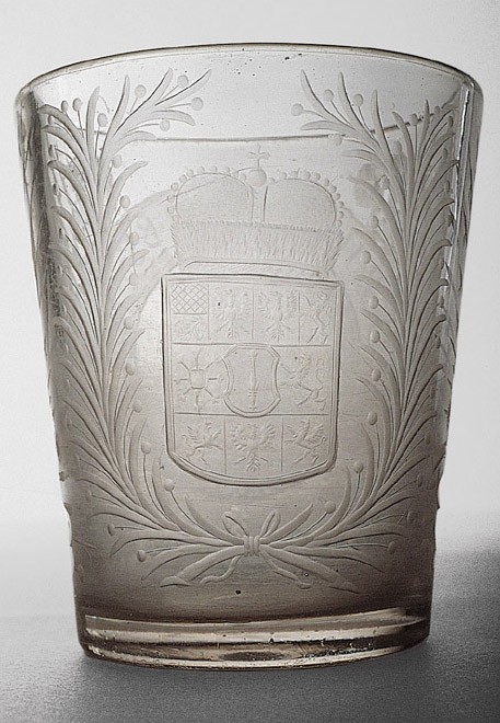 Becher mit Portrait des Kurfürsten Friedrich III. von Brandenburg