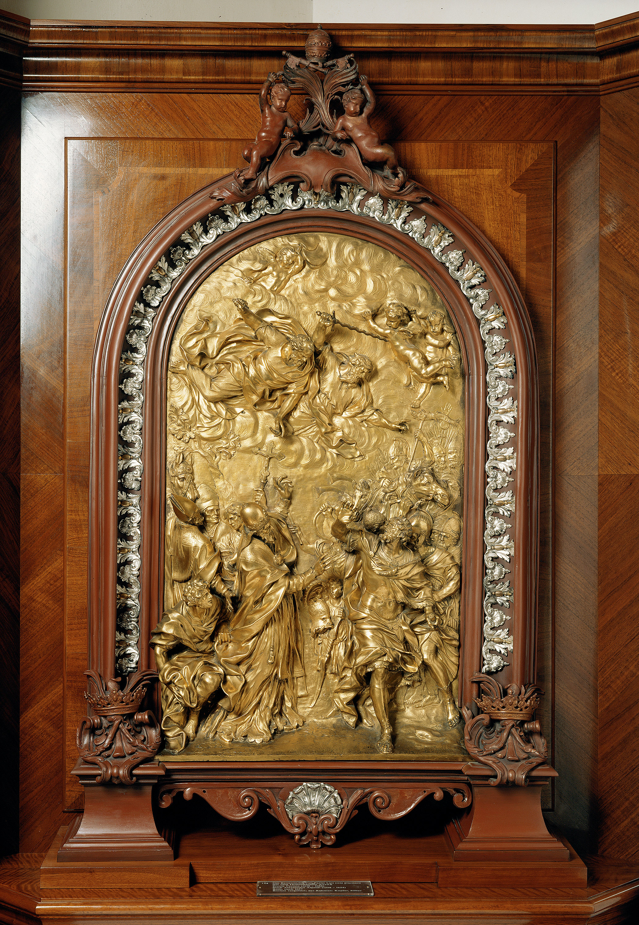 Die Begegnung von Papst Leo des Großen mit dem Hunnenkönig Attila