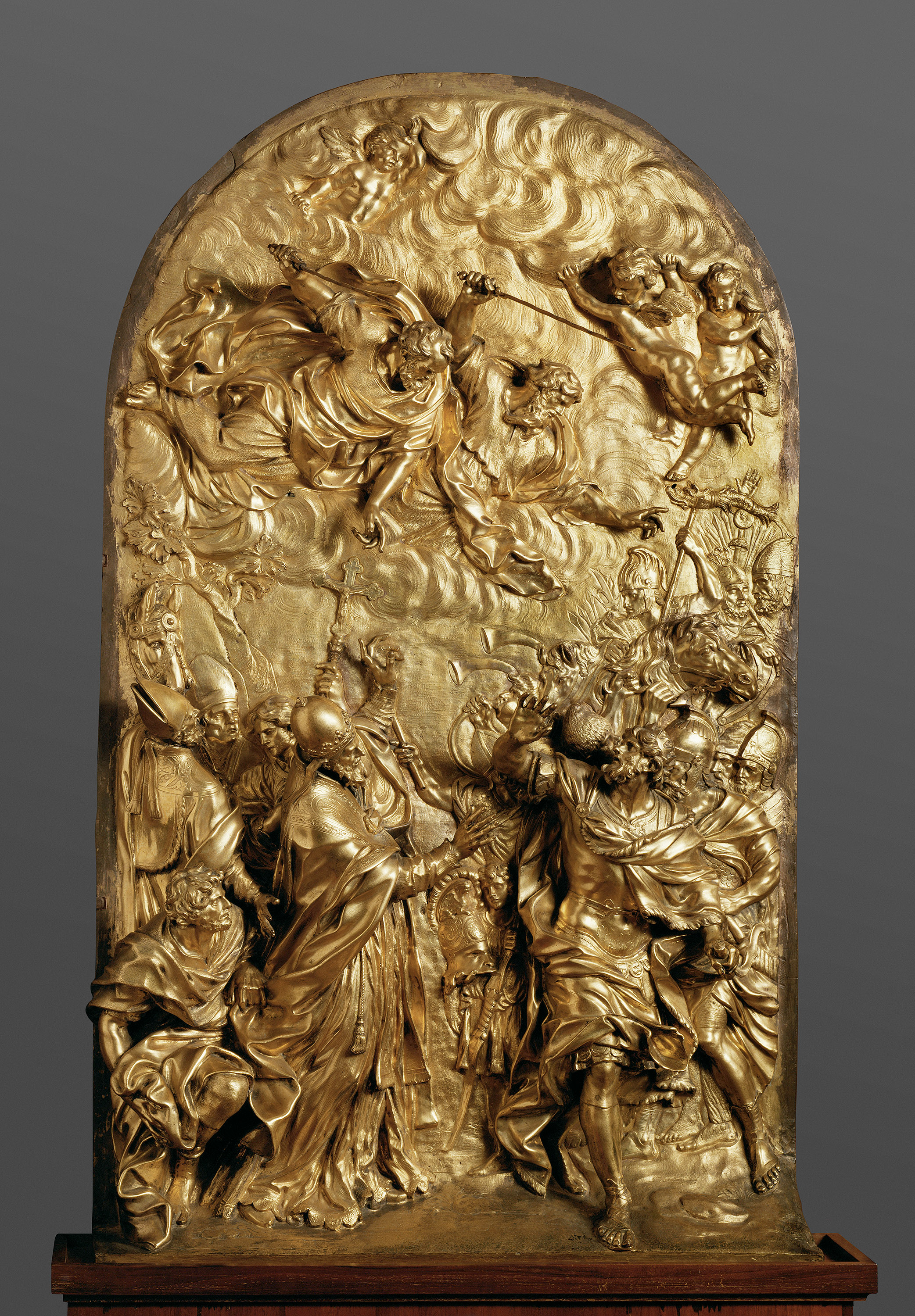 Die Begegnung von Papst Leo des Großen mit dem Hunnenkönig Attila