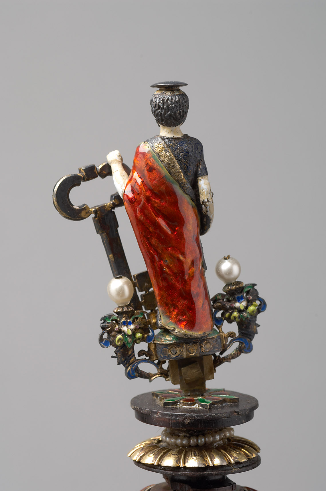 Ostensorium mit einem Stück des Spottrohres Christ