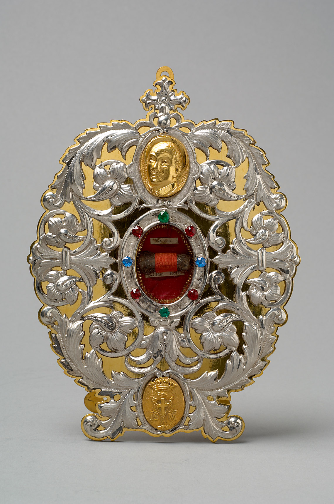 Theka (Reliquiar) mit einer Reliquie des hl. Clemens Maria Hofbauer