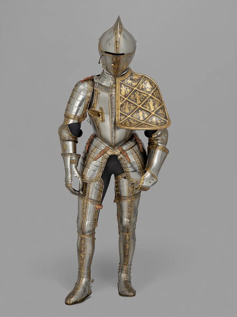 Turnierharnisch der Trophäengarnitur