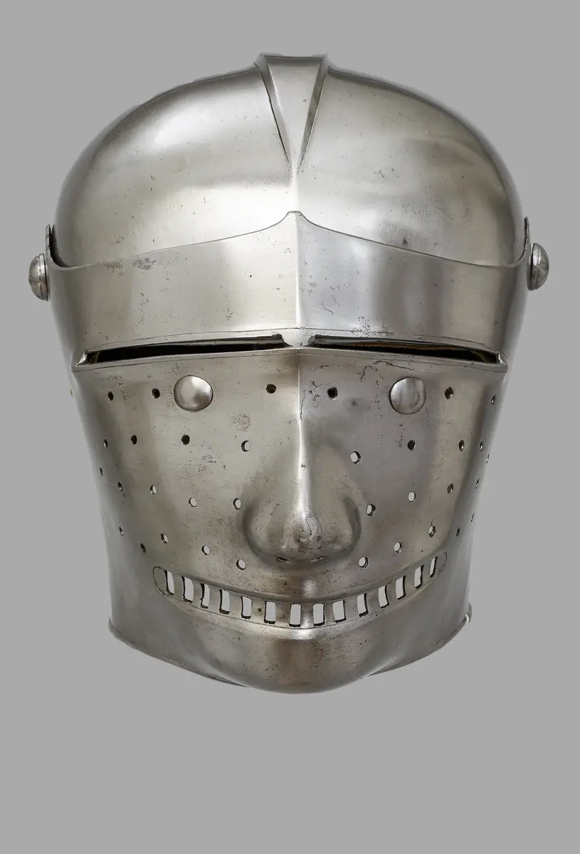 Helmet with mask-visor