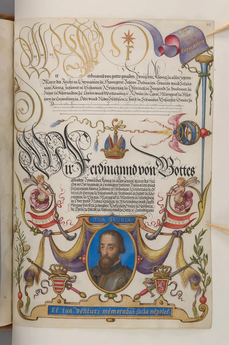 Schriftmusterbuch; 127 Blatt Pergament