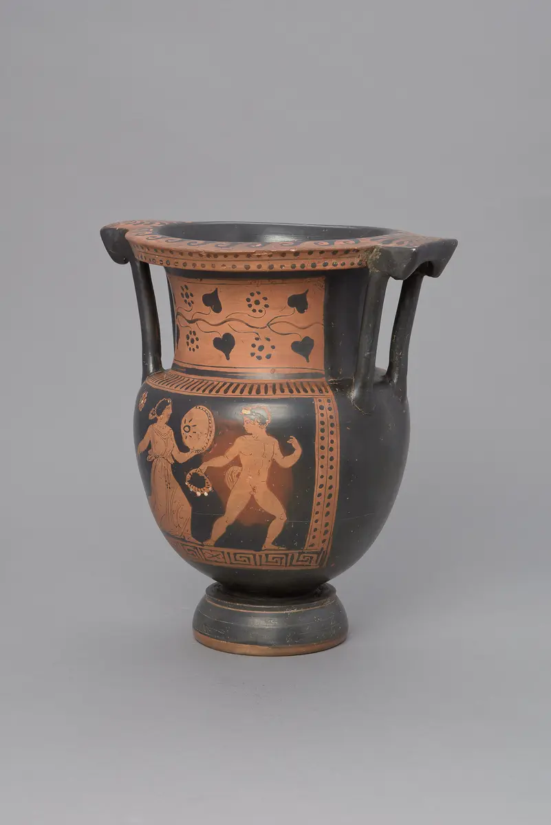 Mänade und Satyr