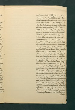 handschriftliche Dienstordnung für Museumsaufseher