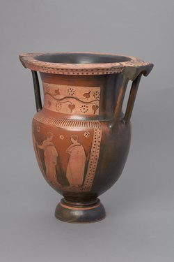 Jüngling, Mänade und Dionysos