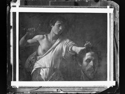 David mit dem Haupt des Goliath