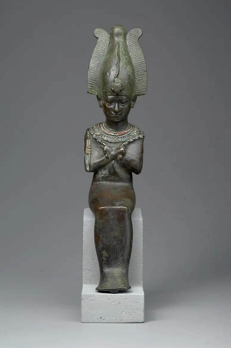 Sitzender Gott Osiris