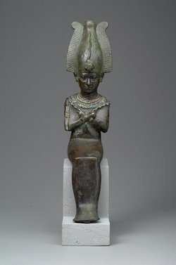 Sitzender Gott Osiris