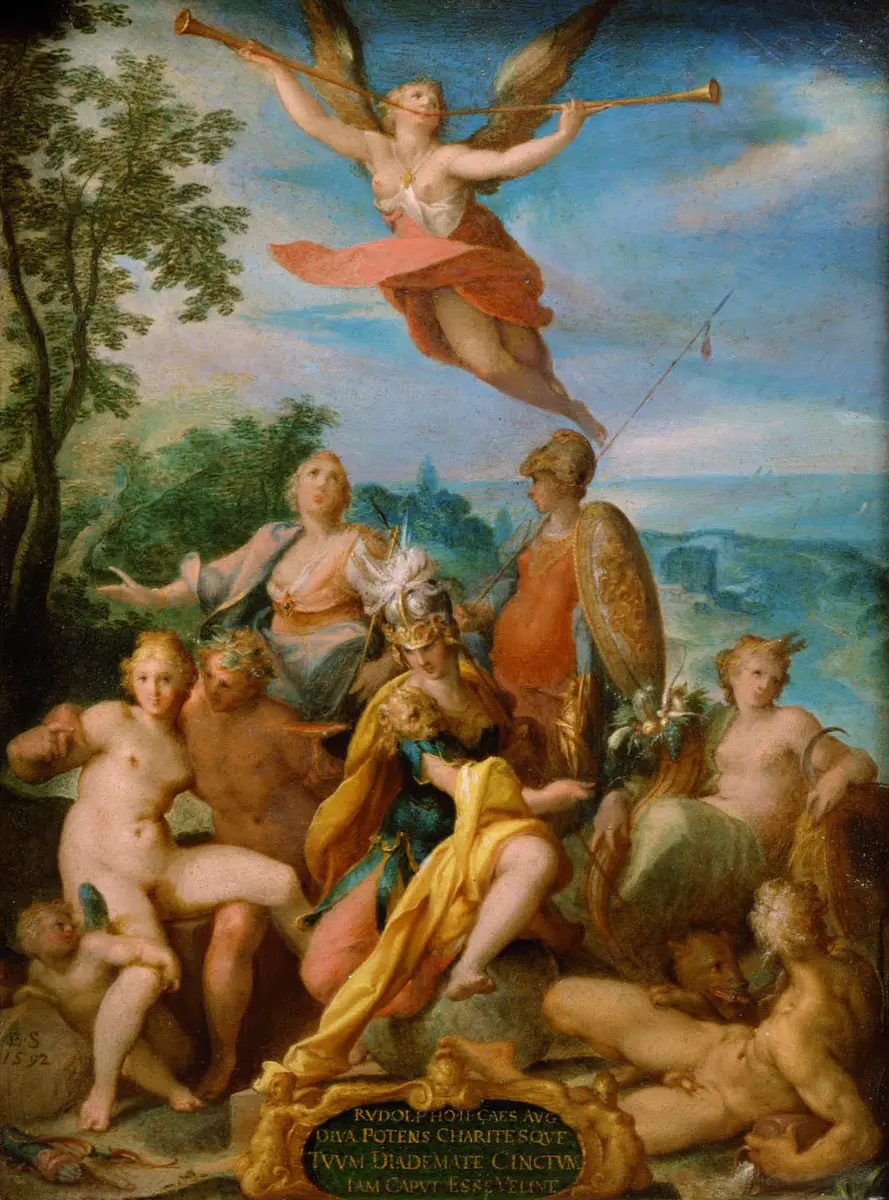 Allegorie auf Kaiser Rudolf II