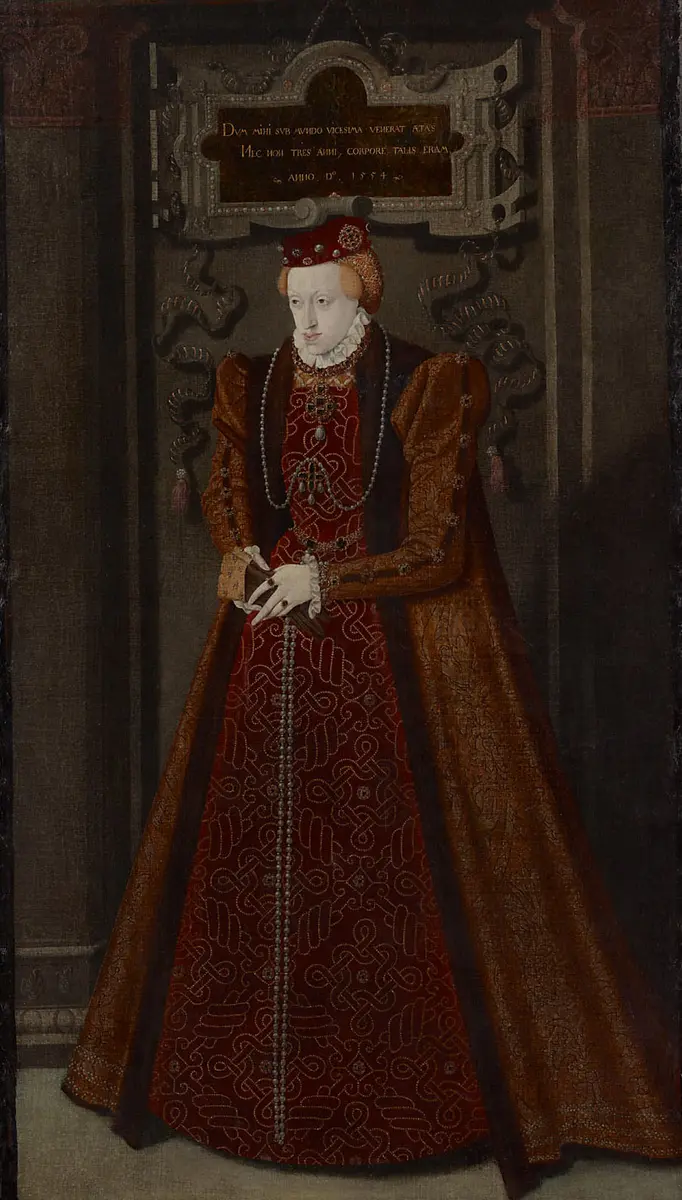 Erzherzogin Maria (1531-1581), Herzogin von Jülich - Cleve - Berg, Bildnis in ganzer Figur