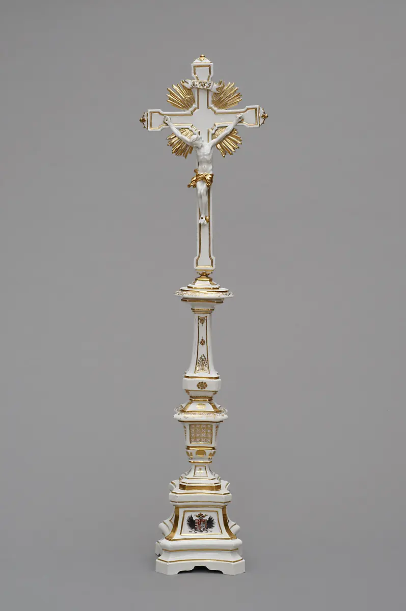 Standkreuz der Altargarnitur der Kaiserin Wilhelmine Amalia